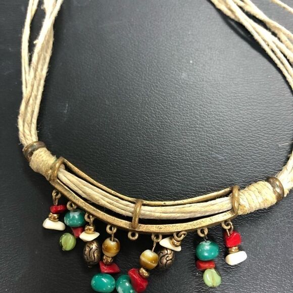 Chico’s Tribal Beaded Necklace   - Picture 3 of 3